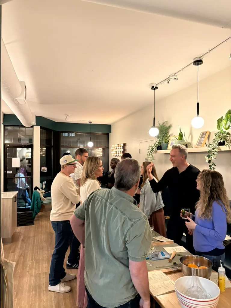 Guests socializing during a Prosper Events cocktail experience